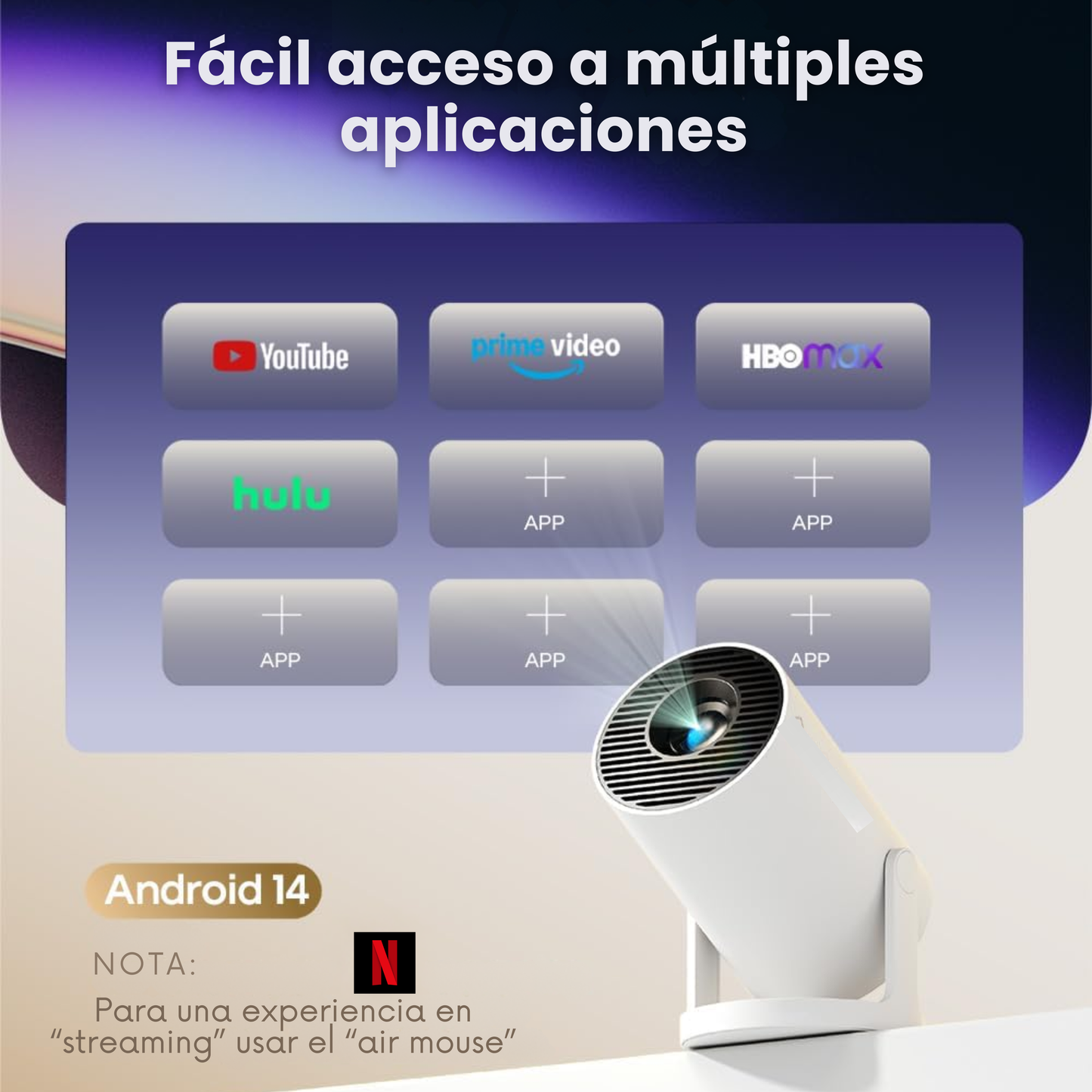 Proyector de fantasia